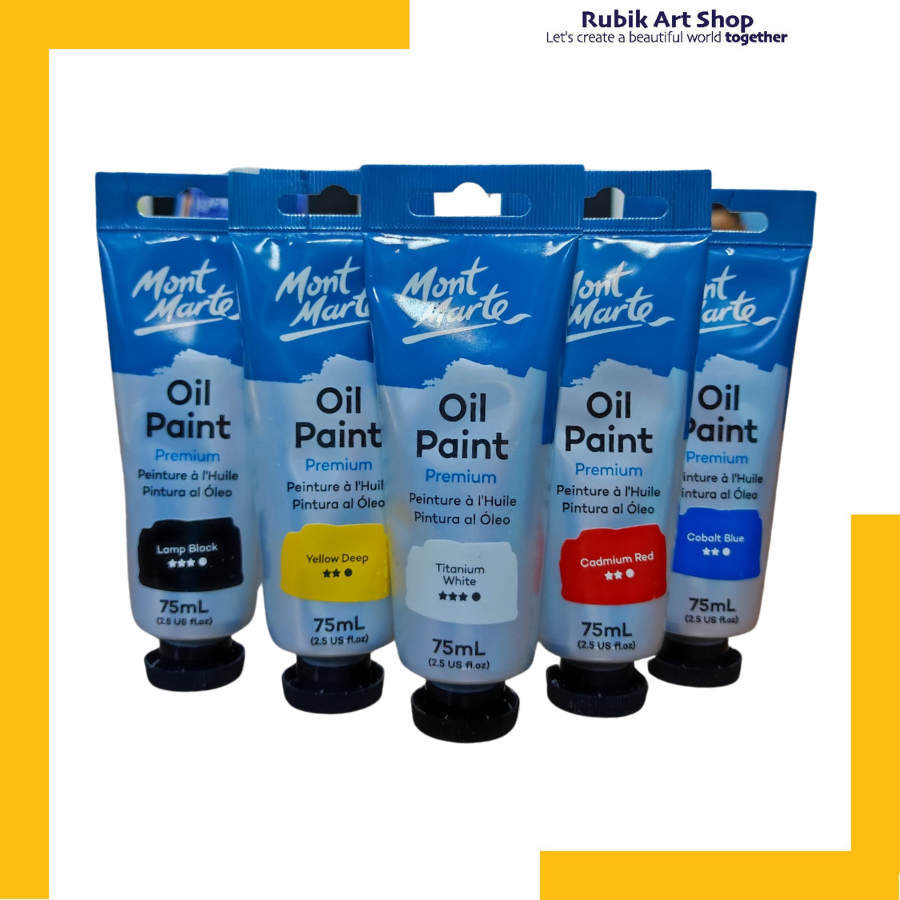 [Rubik Art] Màu Oil Painting Mont Marte Tuýp 75ml