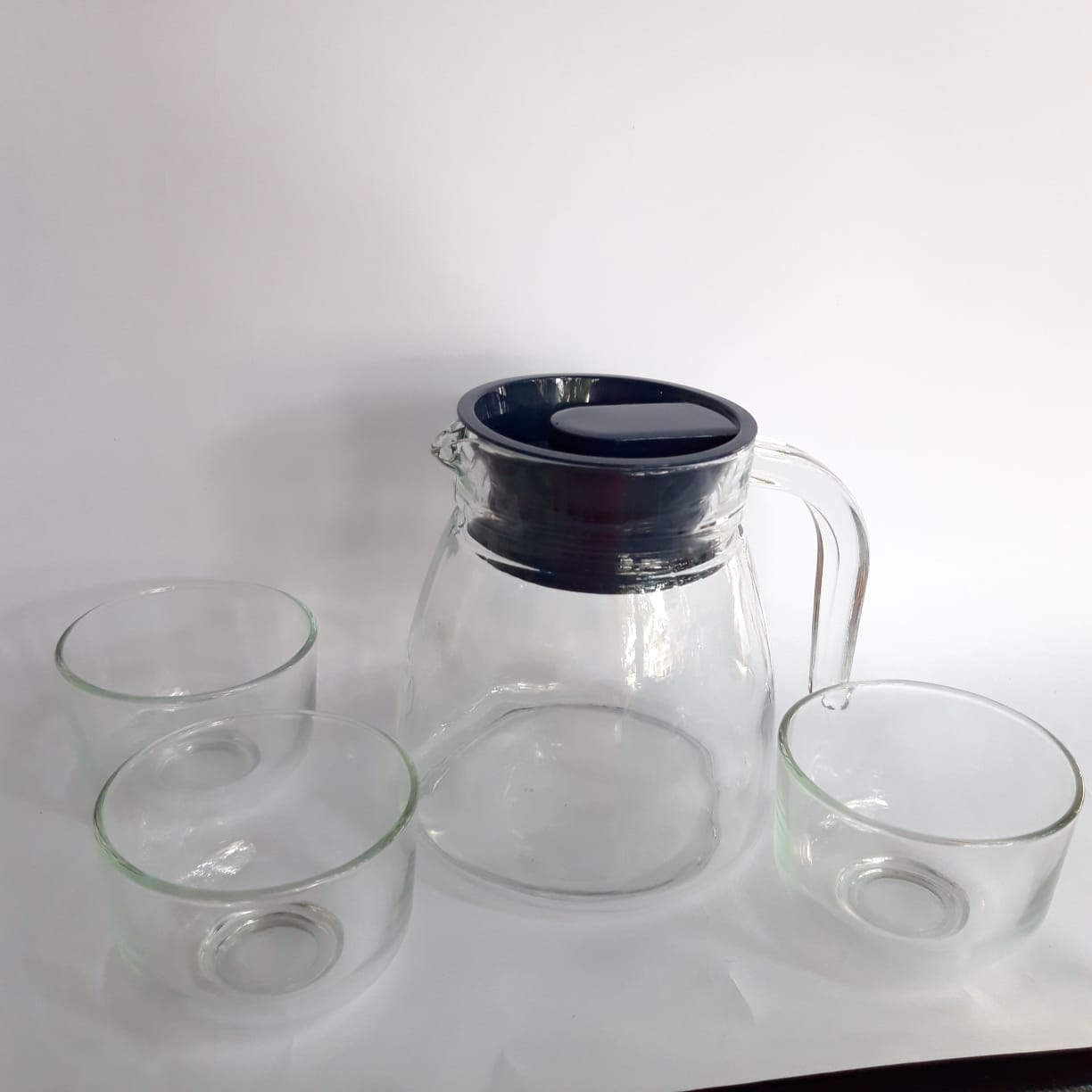 Kimglass KENZO Tea Pot Korea 4 Set Kaca / Teapot 4 Set / Teko 4 Set Korea Style