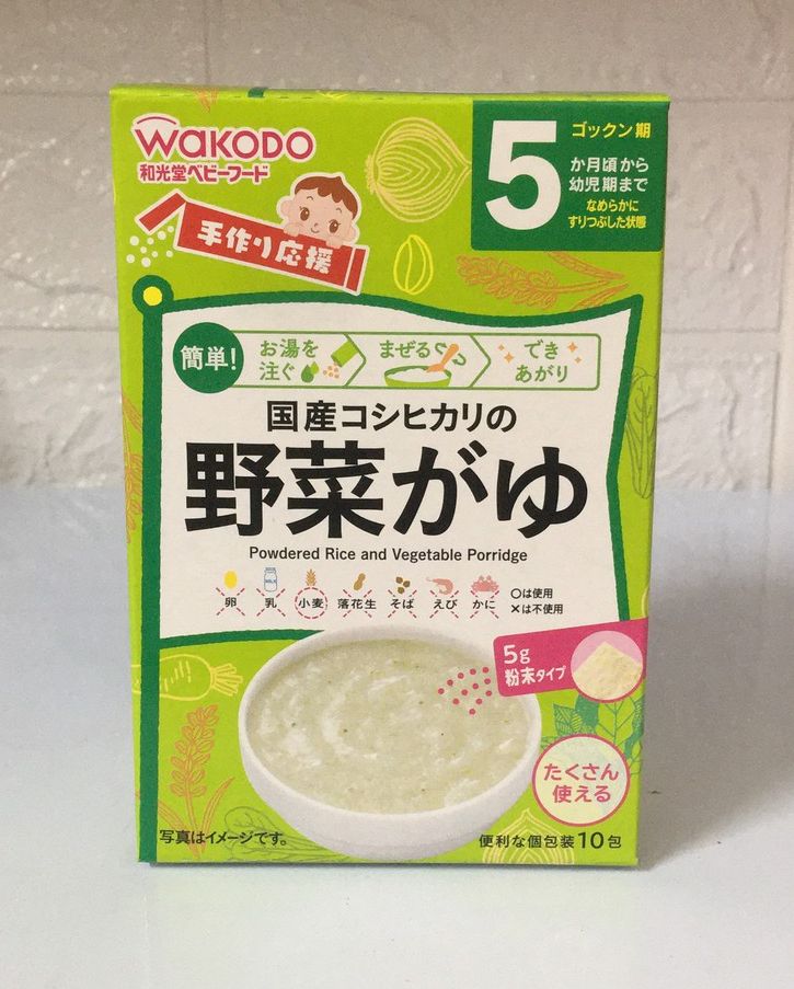 Bột ăn dặm Wakodo vị carot, rau bó xôi - LeVyStore - TheGioiHangNhap