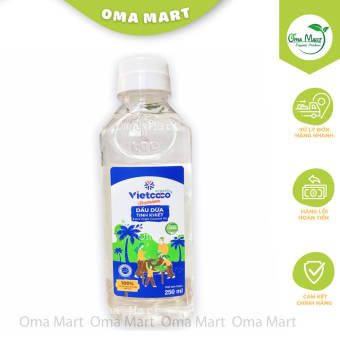 Dầu dừa tinh khiết hữu cơ Vietcoco 250ml