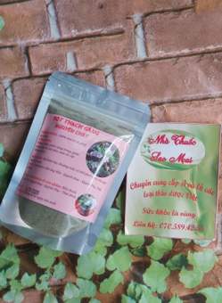 0,5kg bột lá thạch găng tự nhiên (tặng kèm vôi cục và hoa nhài)