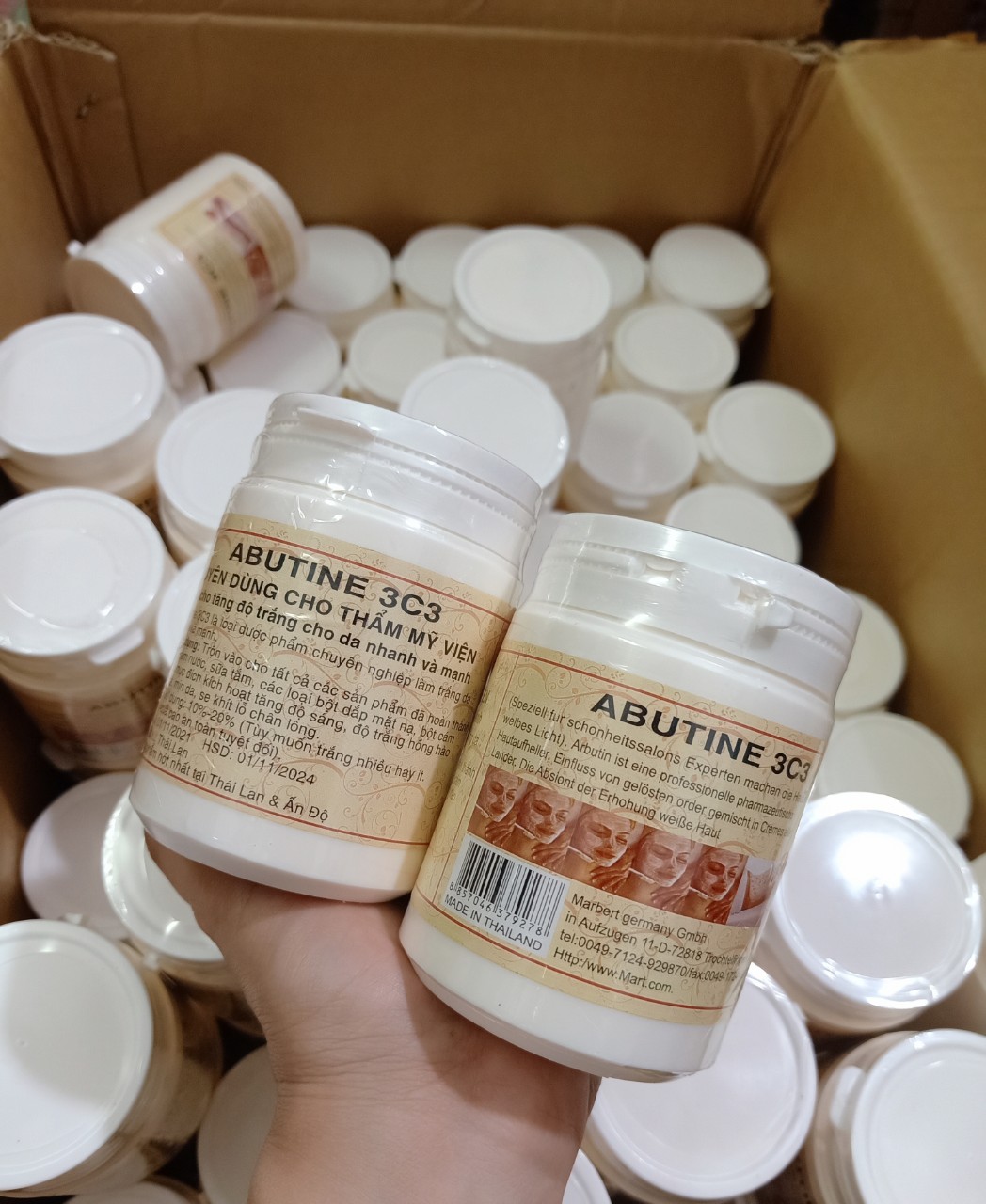 Siêu sale - kem kích trắng abutin 3c3 150 chính hãng - kích trắng mạnh