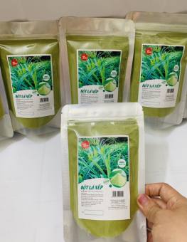 Bột lá nếp nguyên chất (1kg), bột lá dứa sấy lạnh, tạo màu thực phẩm, tạo mùi thơm, nguyên liệu nấu chè, xôi, thạch rau câu, pha nước uống