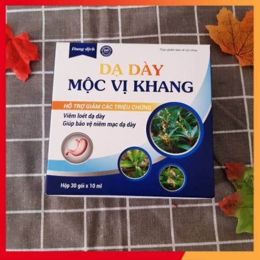 DẠ DÀY MỘC VỊ KHANG [COMBO 2 HỘP ] [Tặng Kèm Vòng Tay] DẠ DÀY MỘC VỊ KHANG Hỗ Trợ Trào Ngược Dạ Dày - AN001