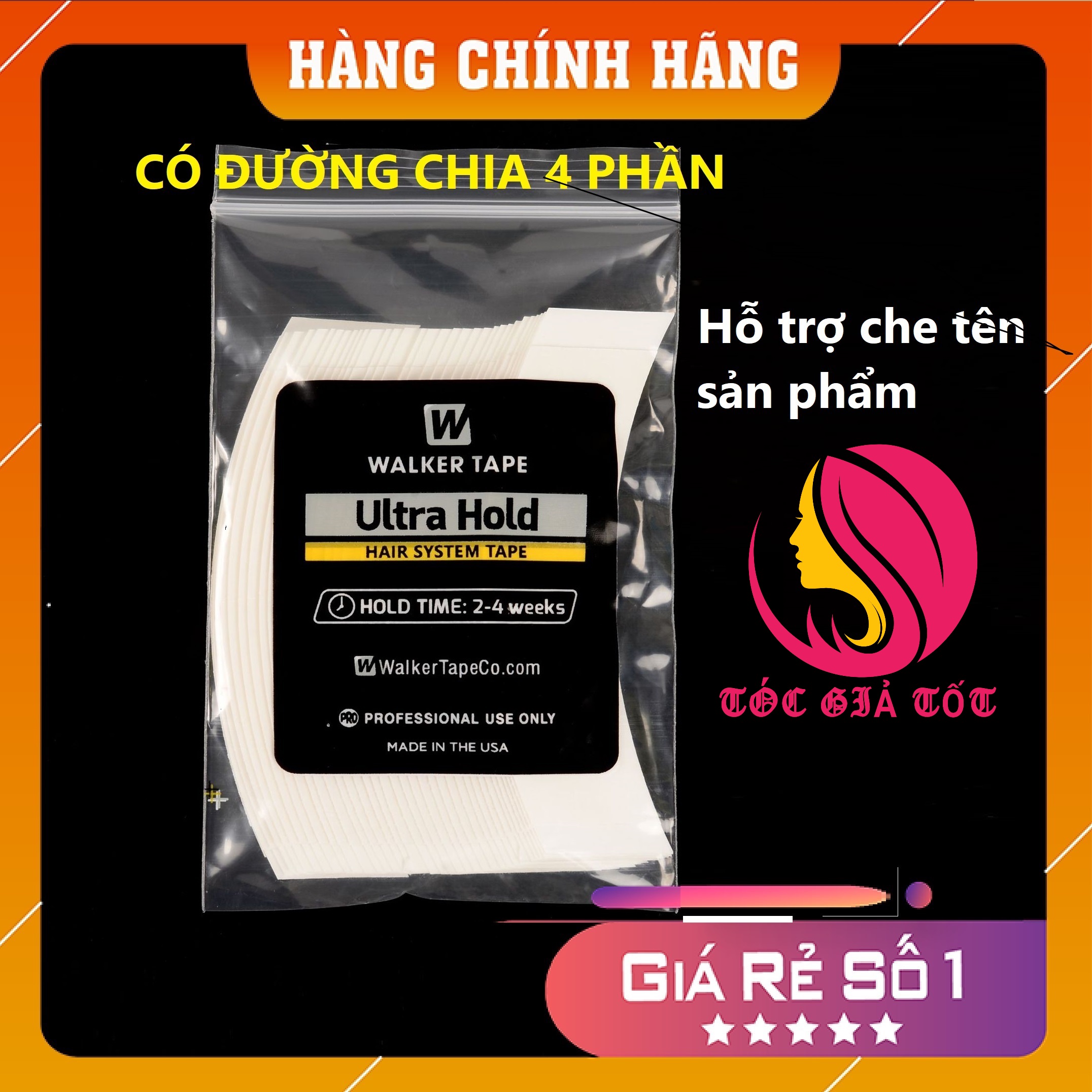 Băng dính dán tóc giả Ultra Hold chuẩn chất lượng, cực dính, dễ vệ sinh