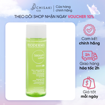 Dung Dịch Cân Bằng Cho Da Dầu, Hỗn Hợp Da Bioderma Sebium Lotion Cho Da Dầu, Hỗn Hợp 200ml
