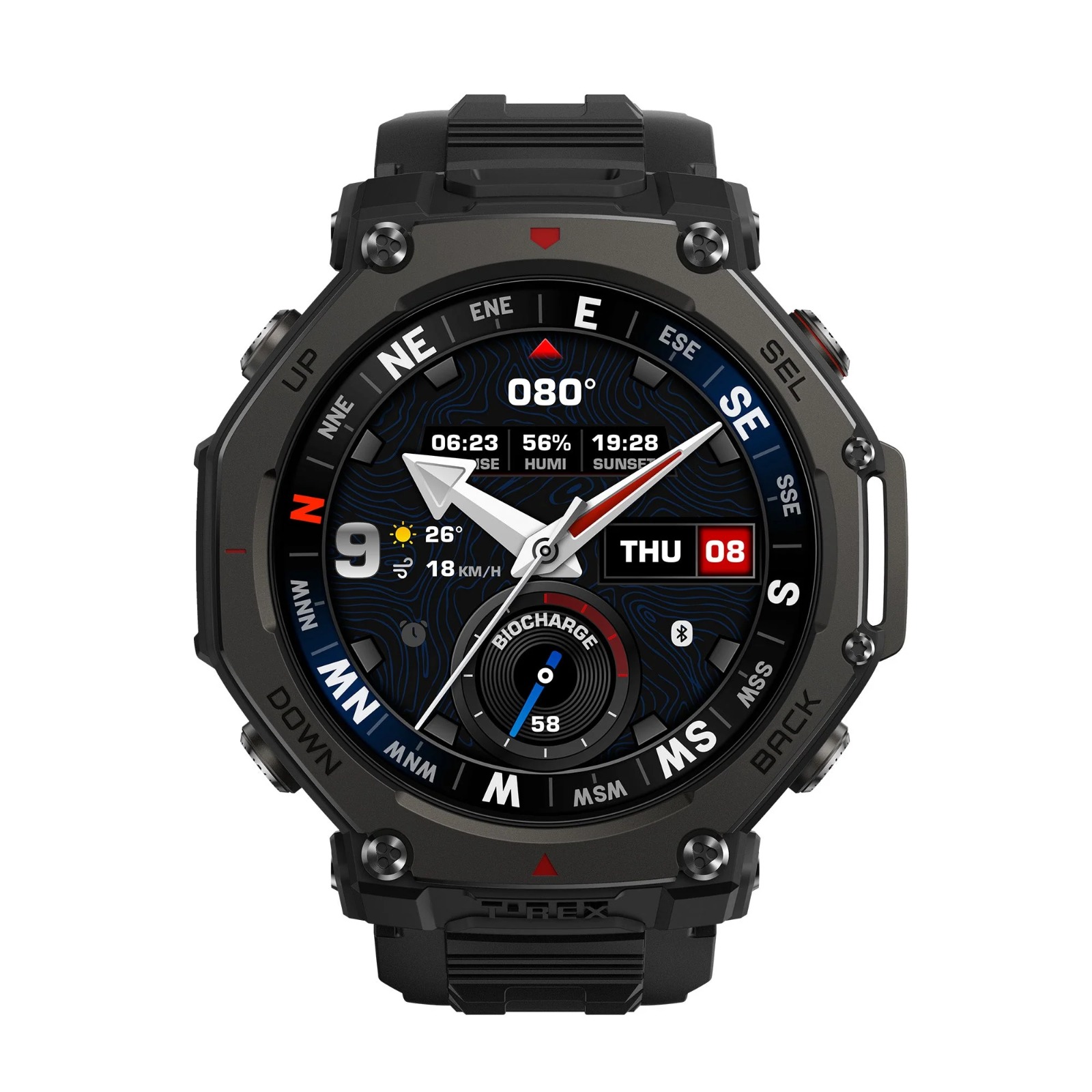 Amazfit T-Rex 3 Pro Fitness Smartwatch Tactical Black