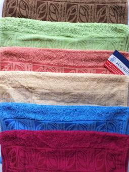 Khăn tắm Thái Lan 40 x 80cm- Khăn Thái Lan thêu hình chiếc lá