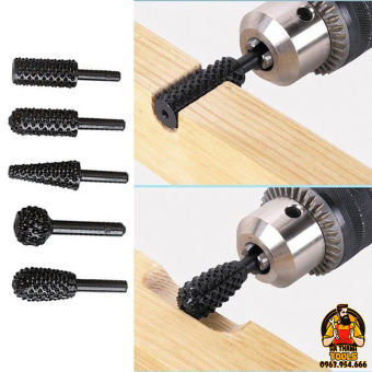 Bộ 5 Mũi Mài Gỗ Lũa Bonsai