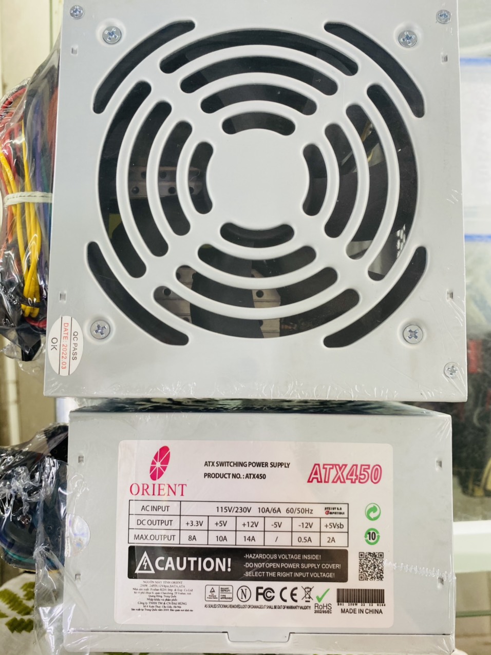 Nguồn máy tính psu orient atx450 công suất 450w fan 12 - hàng chính hãng