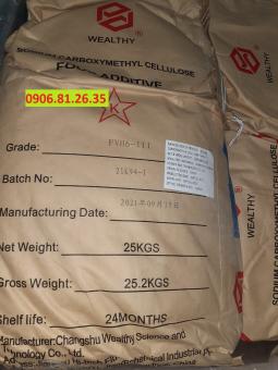 Phụ gia tạo sệt CMC(1KG)_Sodium Carboxymethyl Cellulose