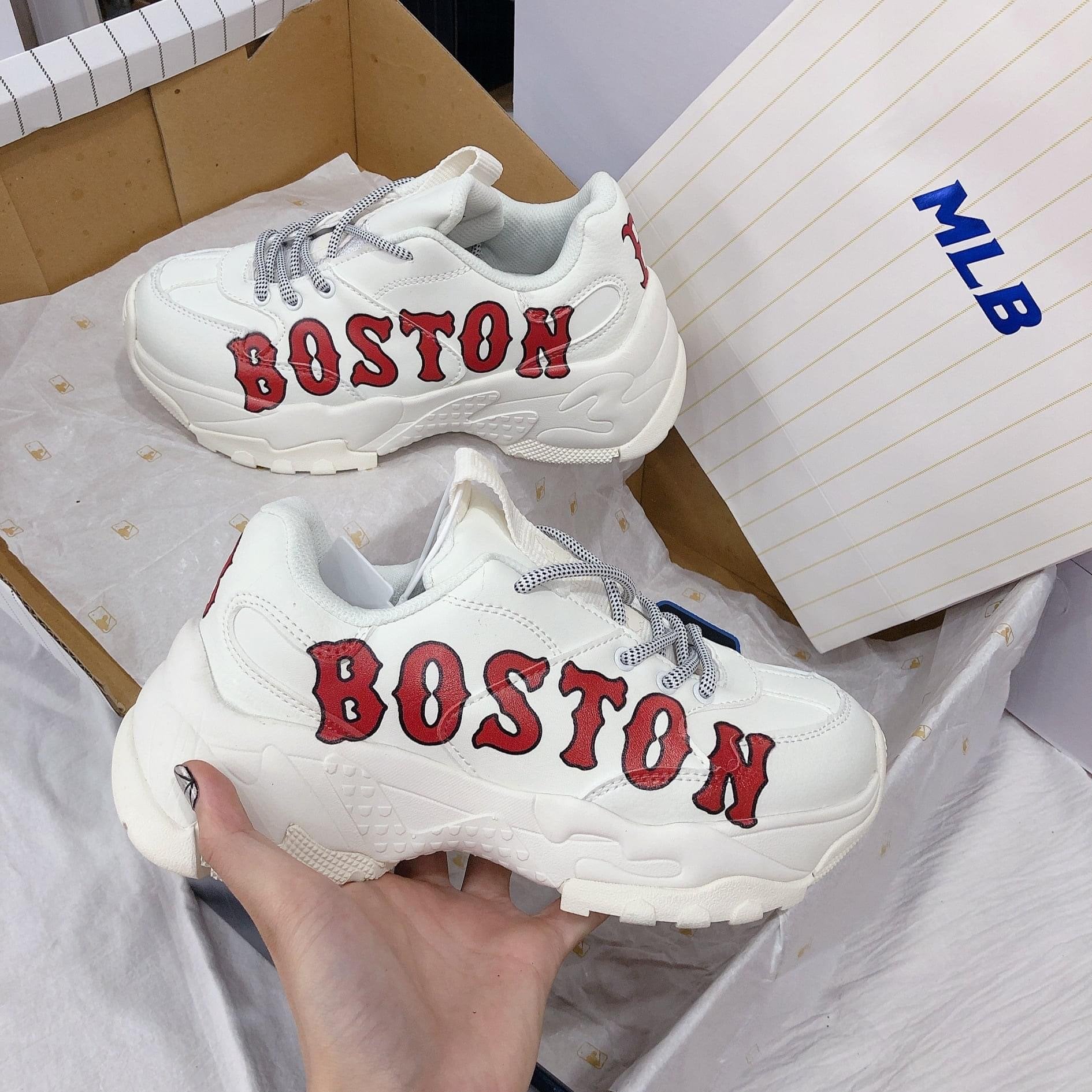 Giày Sneaker MLB Boston tăng chiều cao 5cm