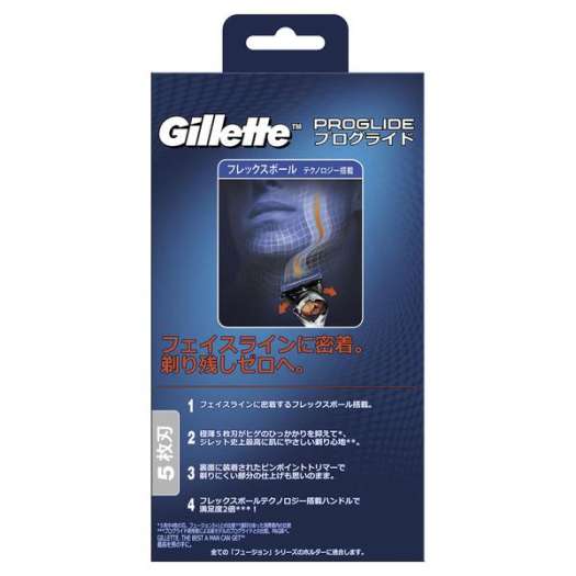 Bộ dao cạo râu + 7 lưỡi dao cạo Râu Gillette Fusion Proglide 5+1.