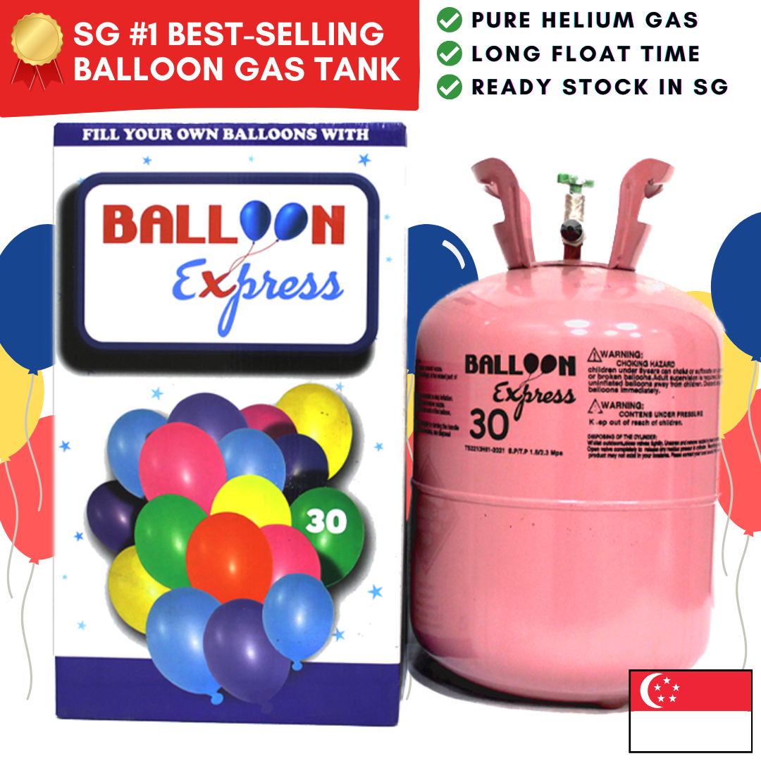  Helium balloon gas for up to 30 balloons