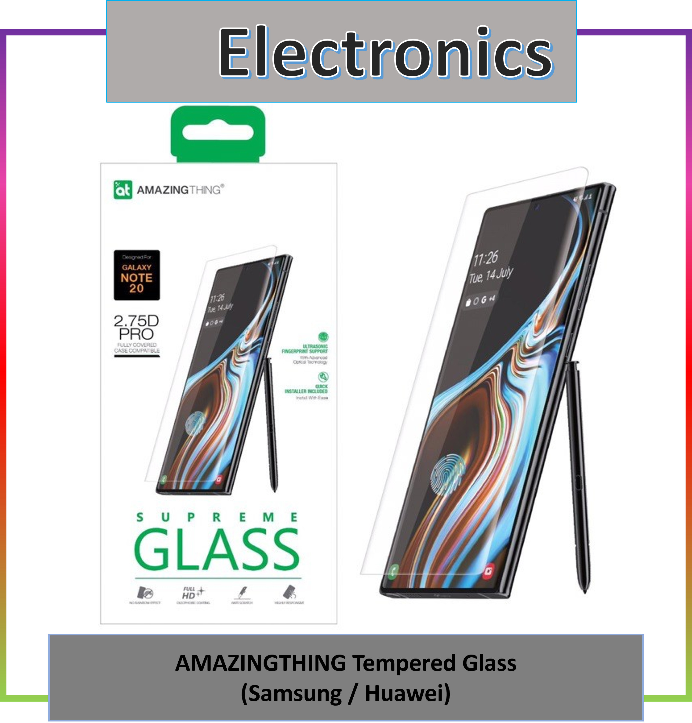 Infi Shop. Amazing Thing iPhone XS Max EX BULLET 3D Fully Covered Glass  Screen Protector - 3X stronger edges Tempered Supreme Glass
