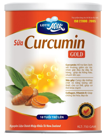 Combo Liệu Trình Mua 2 Sữa CURCUMIN ( Sữa Nghệ )Cho Người Bệnh Dạ Dày Hộp 750g- Phụ nữ sau sinh nguyên liệu nhập khẩu New Zealand ( Tặng Hộp Viên Uống Nghệ Curcumin 30 Viên)