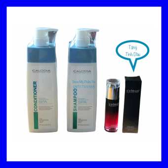 Cặp gội xả dưỡng tóc Calodia hàng Italia 800ml x 2 - Tặng Tinh Dầu