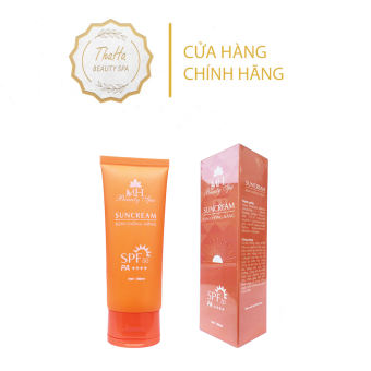 Kem chống nắng vật lý MH Beauty Spa, Kem chống nắng dưỡng ẩm, dưỡng trắng, kiềm dầu, SUNCREAM 100ml
