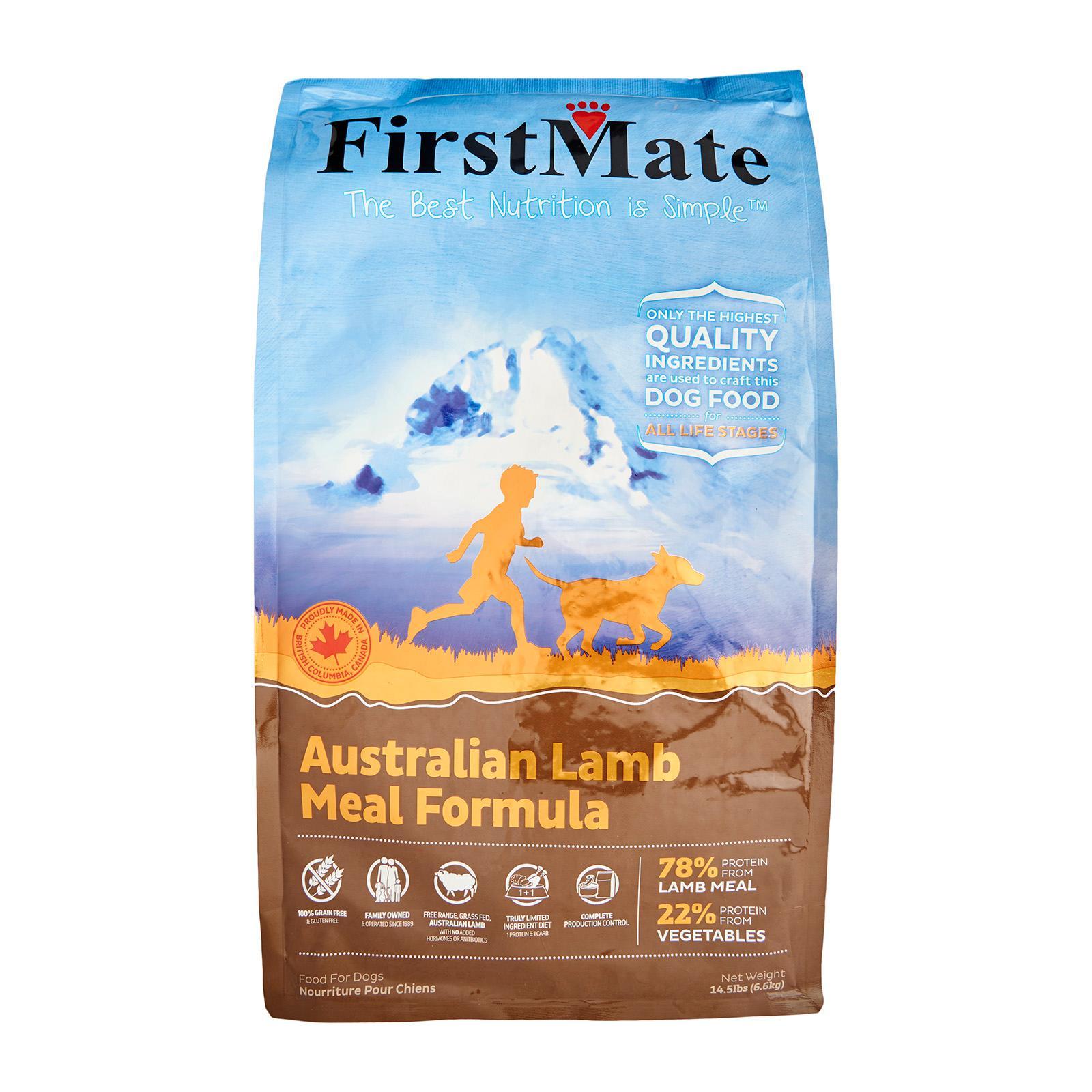 first mate lamb dog food