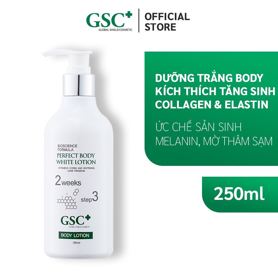 Kem dưỡng trắng body GSC 250ml