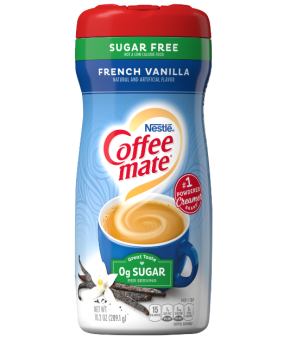 BỘT KEM SỮA KHÔNG ĐƯỜNG VỊ VANILLA Coffee Mate Sugar Free French Vanilla Powder Coffee Creamer 289g (10.2oz)