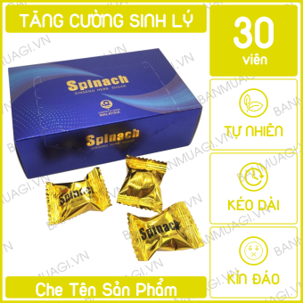 Kẹo Sâm Vàng Spinach Malaysia Hương Cà Phê