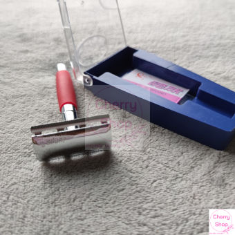 Bàn Cạo Râu Inox Không Gỉ Dụng Cụ Cạo Râu Lưỡi Lam Cổ Điển Đẹp Sang Trọng Sạch Mịn Màng