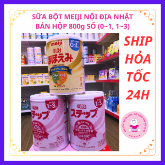 Sữa bột Meiji nội địa Nhật hộp 800g babyshop1921