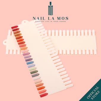 Vỉ móng mẫu swatch màu sơn/màu bột làm bảng màu - Móng mẫu bản ngang dài có 48 móng đánh số thứ tự