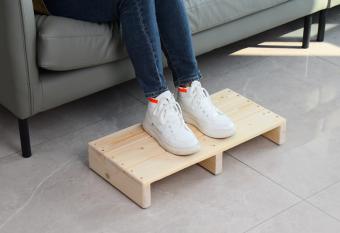 Ghế Gỗ Để Chân kê đồ chân máy  Đa Năng Tiện Lợi Dễ Sử Dụng