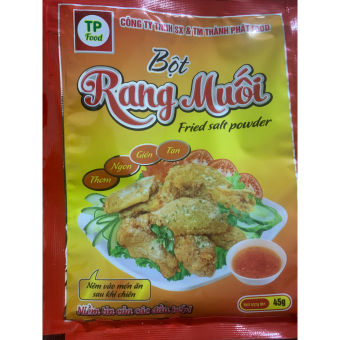 Bột Muối Rang Thành Phát loại 45g (làm gà / ếch / hải sản/ sườn sụn rang muối chuẩn vị)