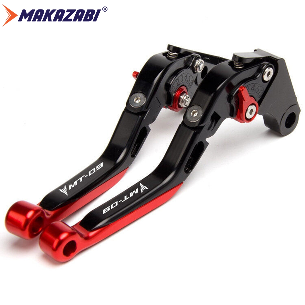 Đối với yamaha fz-09 fj-09 mt-09 sr mt09 mt 09 mt-09 tracer mới cnc có thể mở rộng phụ kiện phanh có thể điều chỉnh cần ly hợp hợp kim nhôm cnc với logo laser mt-09