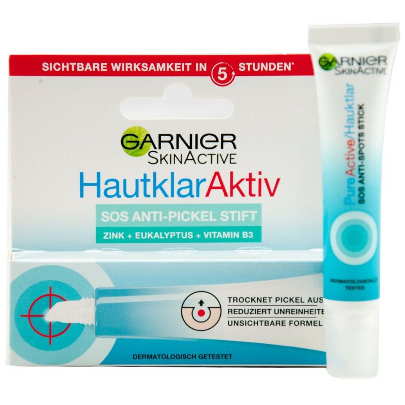 Gel ngừa mụn trứng cá siêu cấp garnier hautklar s.o.s 10ml