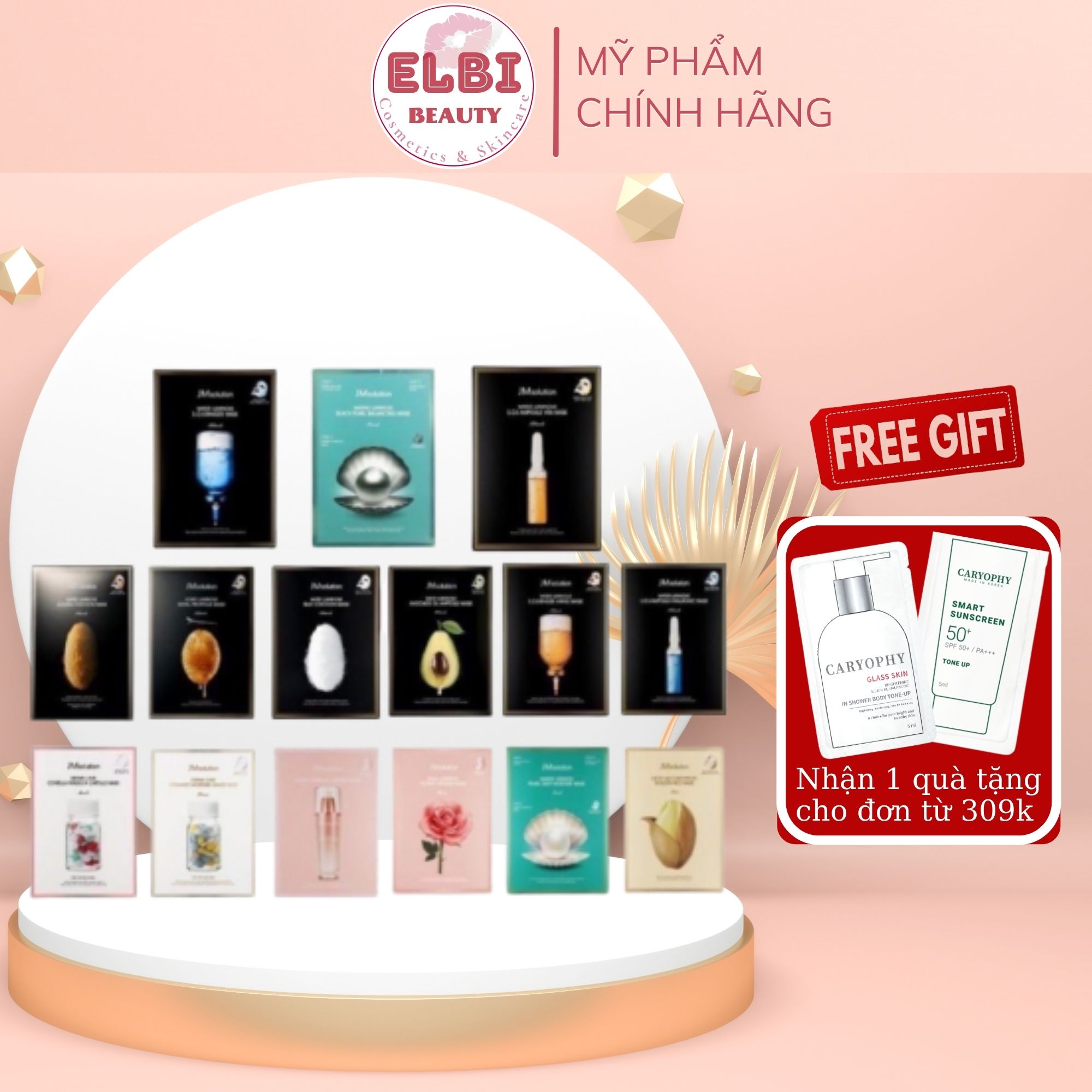 Mặt Nạ Giấy JM Solution Mask Dưỡng Trắng Căng Bóng Da Elbi Beauty Cosmetics & Skincare