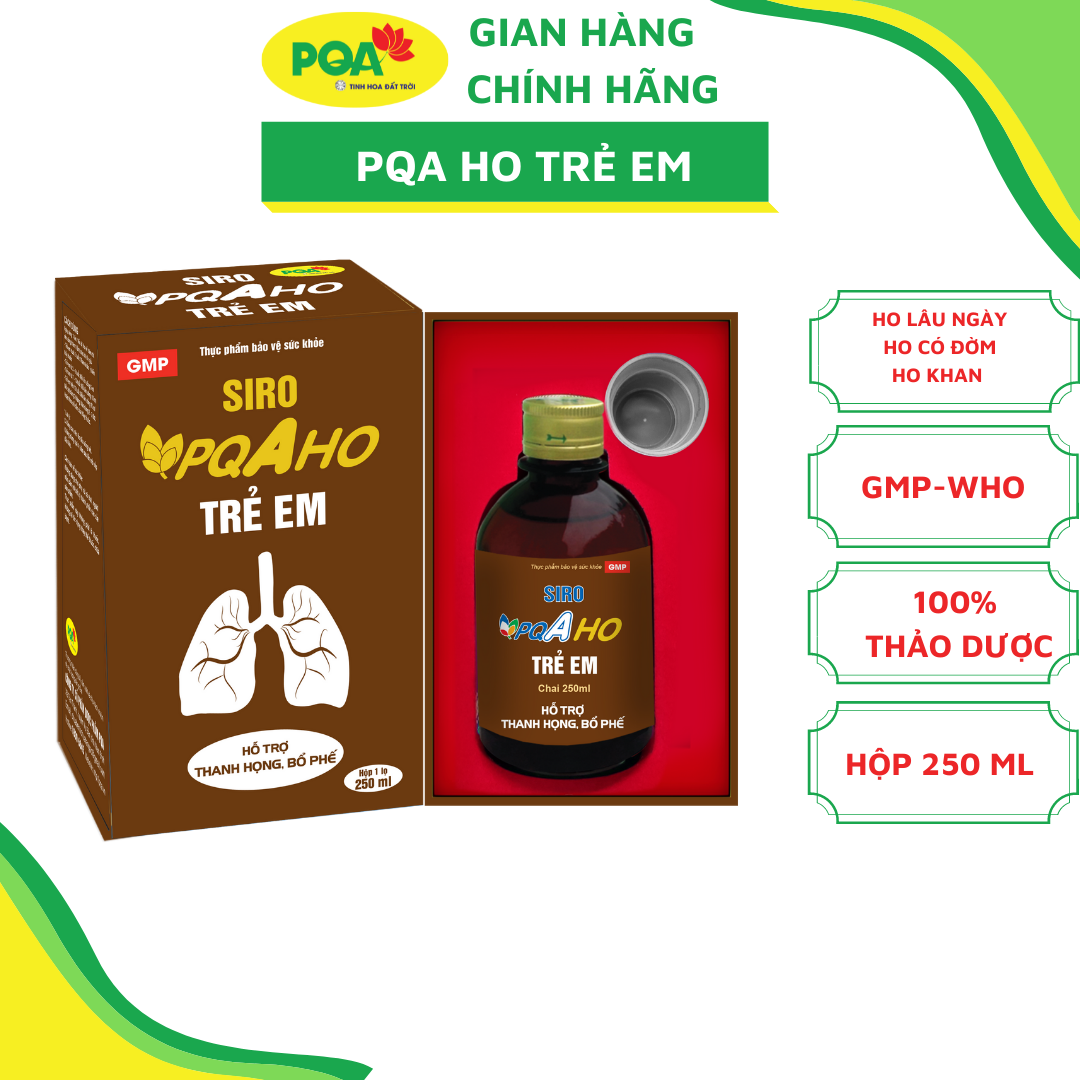 Siro PQA Ho for children with cough, cough long days