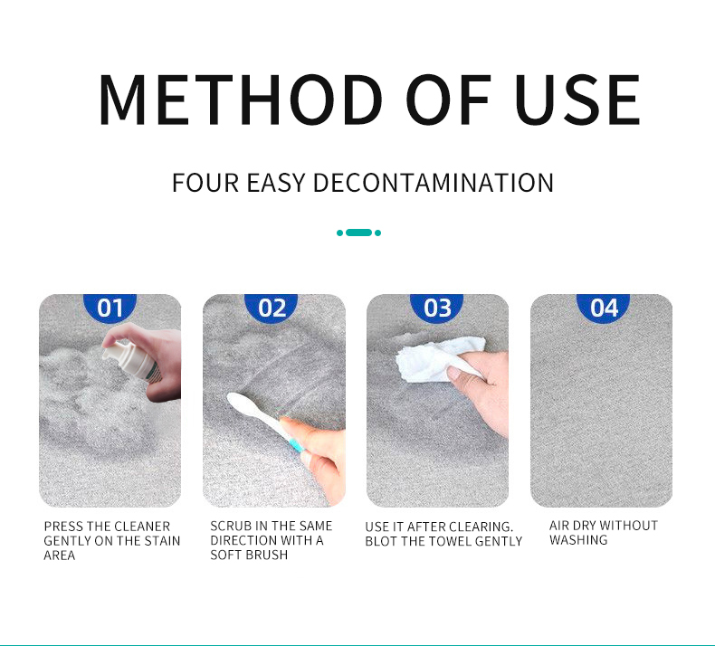 Fabric Dry Foam Cleaner Multipurpose 200ML Foam cleaner Quick Dry Wash-FREE Cleaning Artifact Foam 干洗泡沫清洁剂