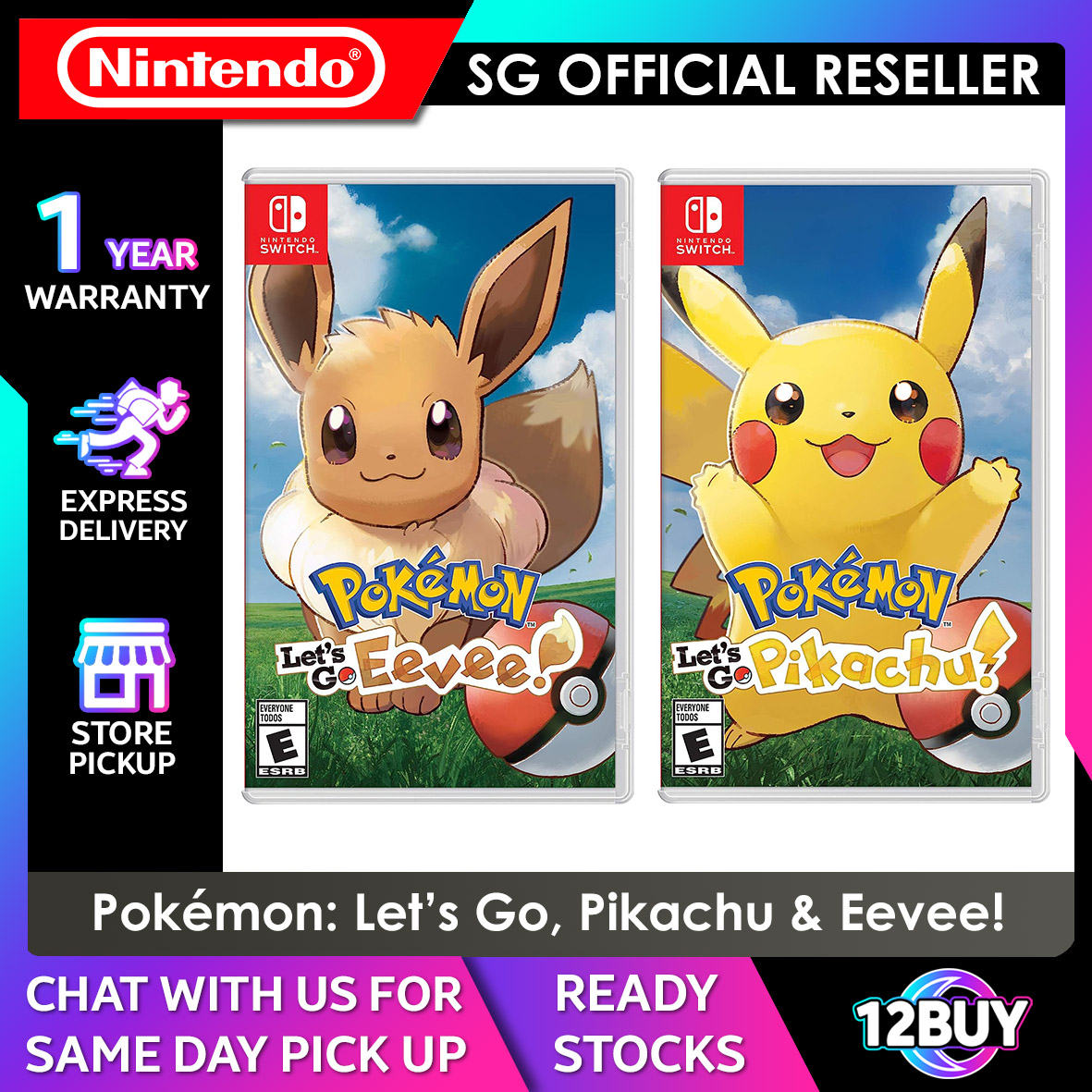 Nintendo Switch Pokemon Let's Go Eevee (EU) – Games Crazy Deals