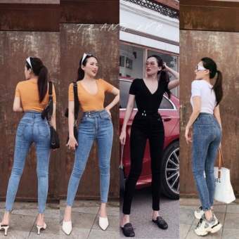 Quần jean nữ, Quần jean nữ lưng cao 3 khuy