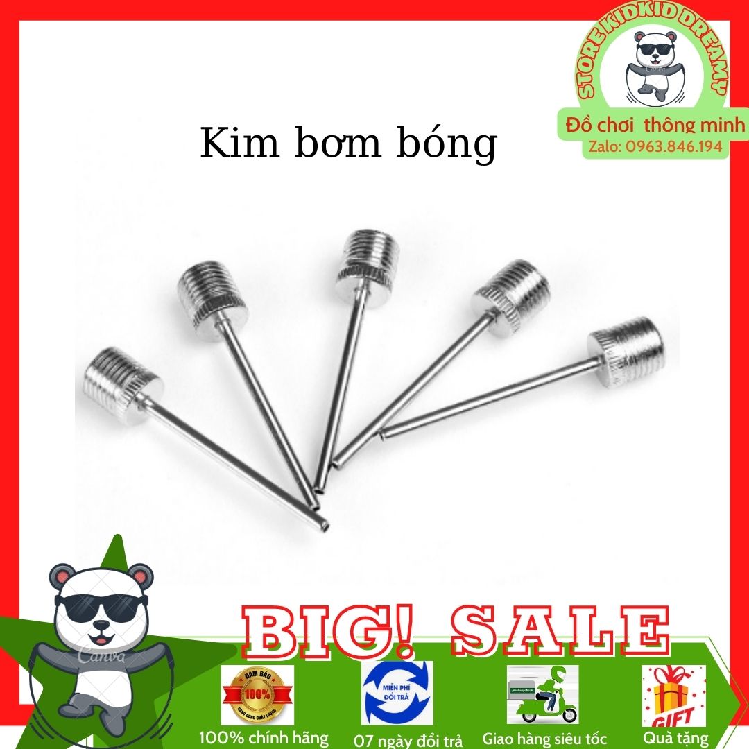 Kim bơm bóng đá, bóng rổ,... siêu rẻ