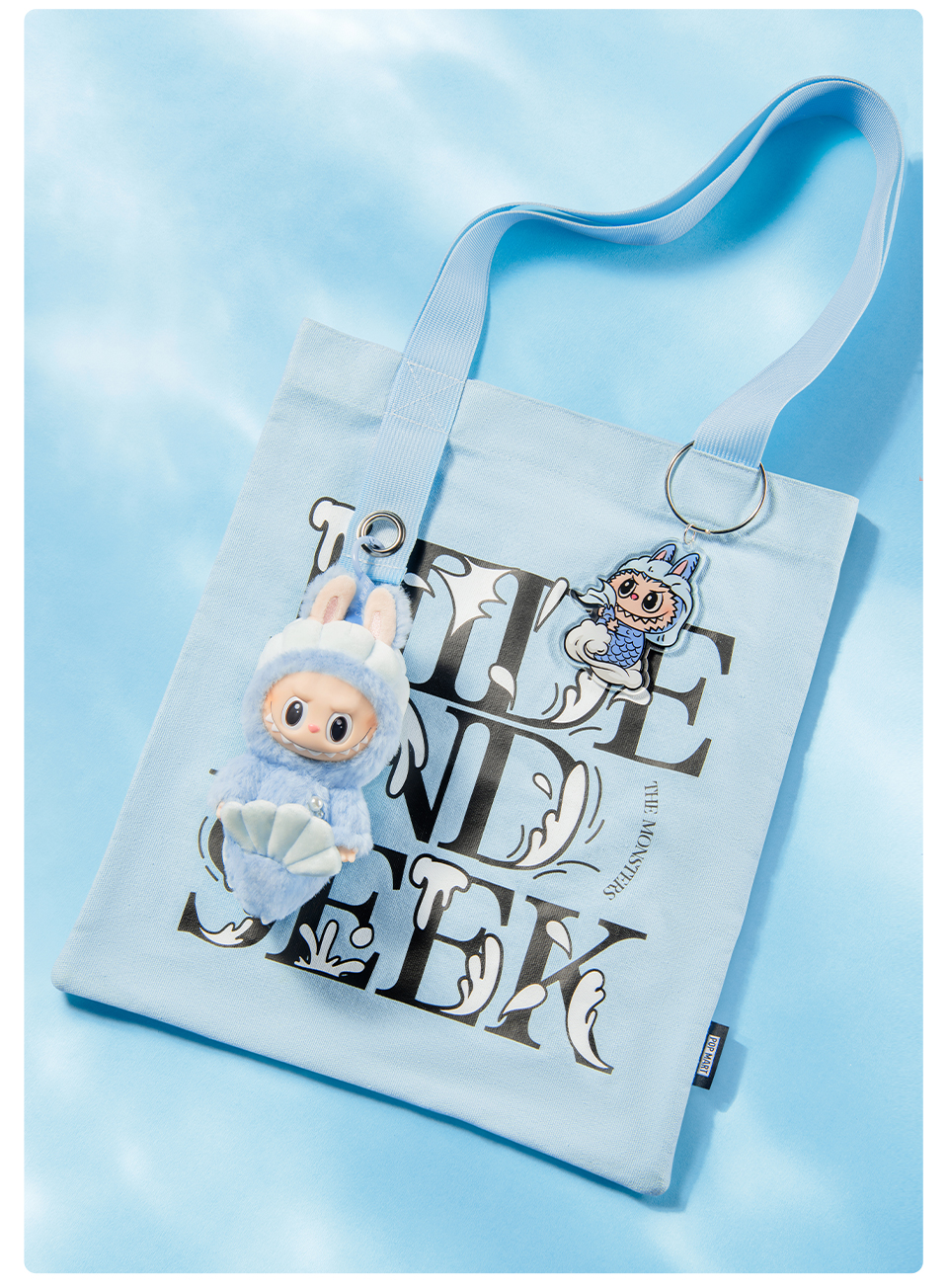 POP MART LABUBU HIDE AND SEEK IN SINGAPORE SERIES-Canvas Bag
