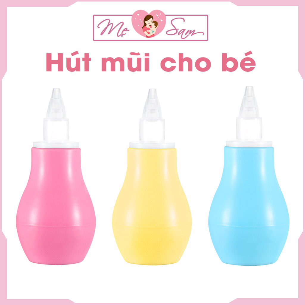 Hút mũi cho bé silicon dạng bóp tay an toàn dụng cụ hút mũi Shop Mẹ Sam