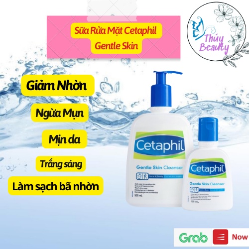 Sữa Rửa Mặt Cetaphil Gentle Skin Cleanser  ,Dịu Nhẹ Không Xà Phòng cho da dầu da mụn
