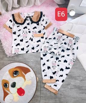 Bộ pijama lụa mango cho bé 22-35kg