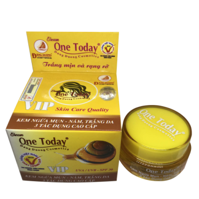 Kem ốc sên one today ngừa mụn nám trắng da 3 tác dụng vip 15g