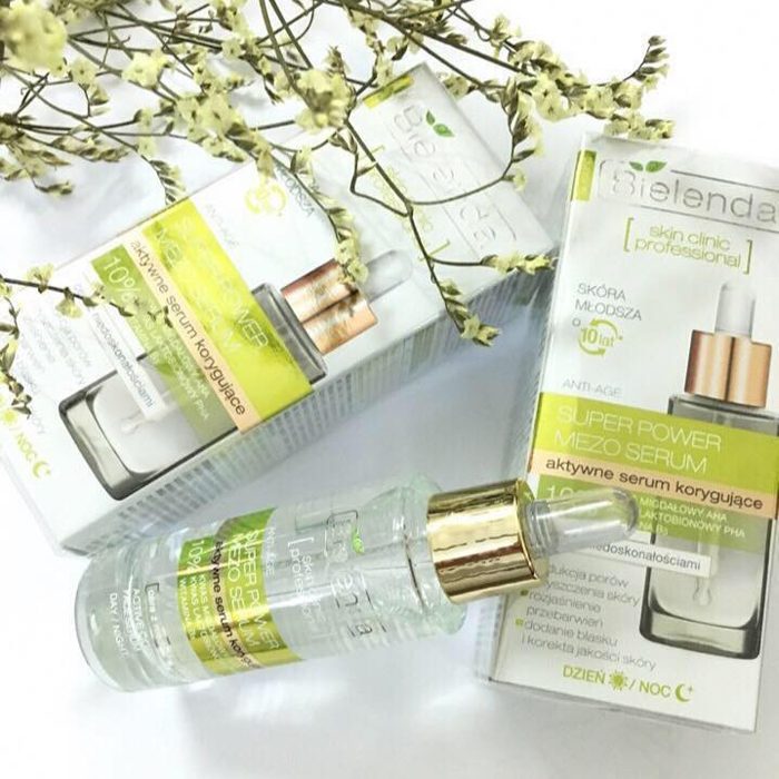 Serum huyết thanh tươi bielenda super power mezo serum anti-age