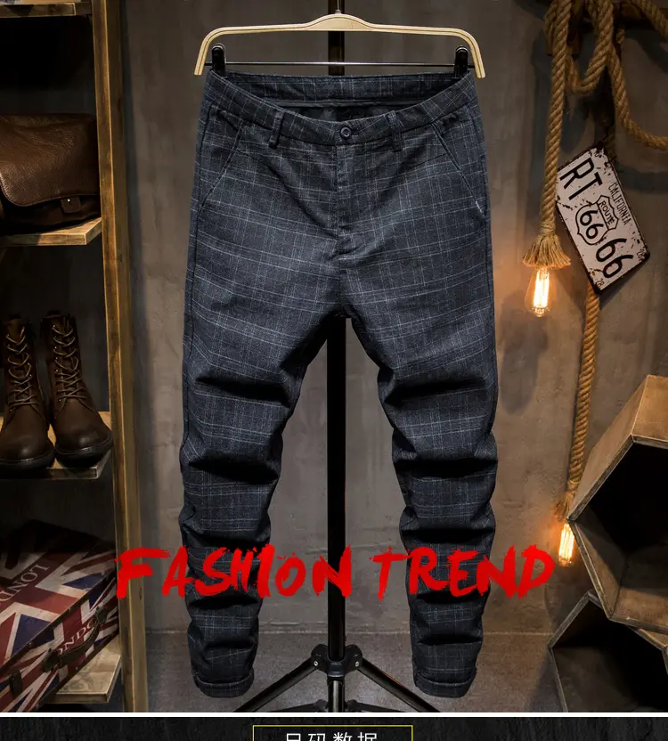tight plaid pants mens