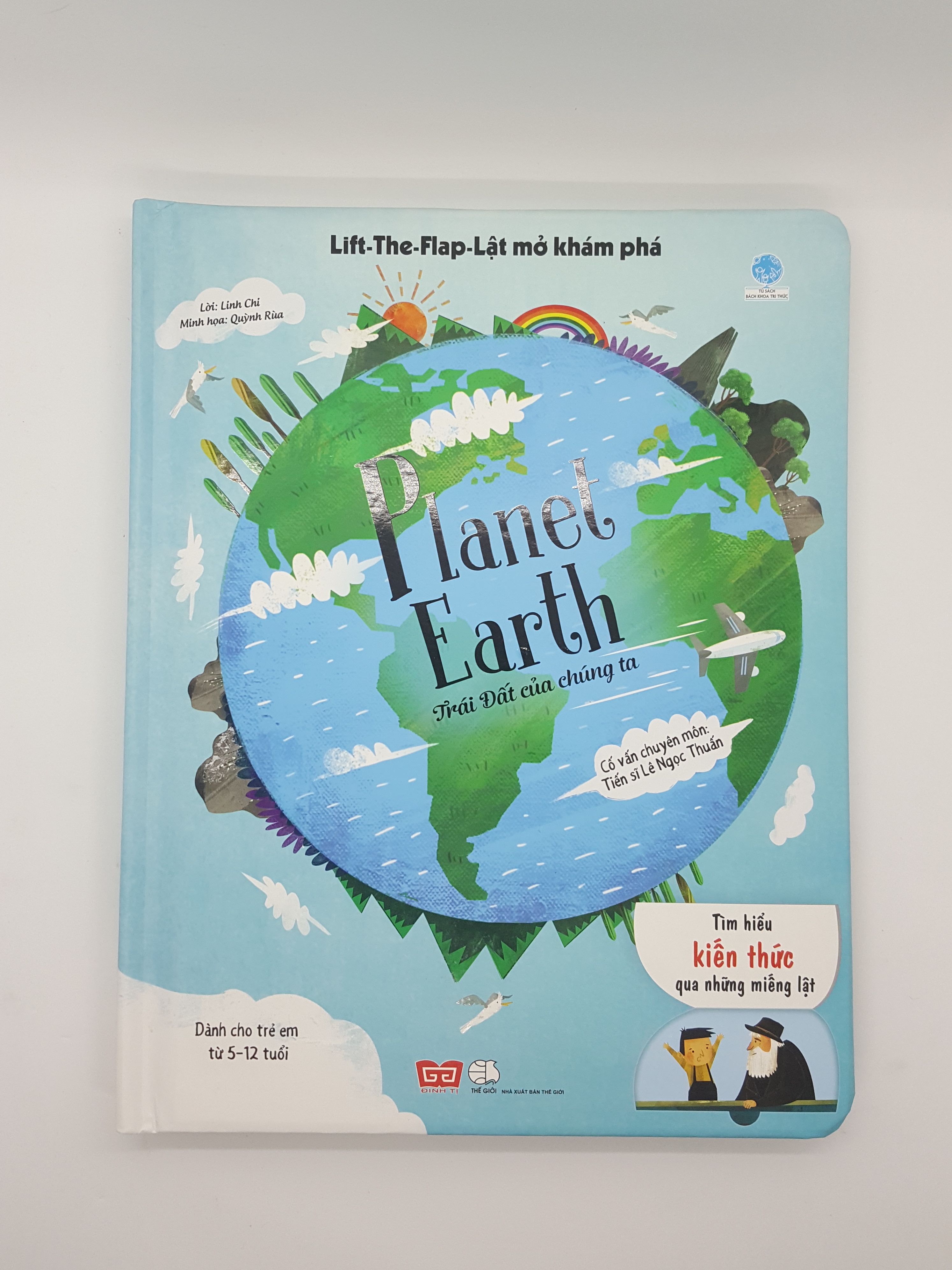 Sách lật mở khám phá - lift-the-flap - planet earth