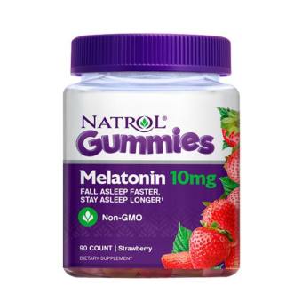 Gummies kẹo dẻo hỗ trợ ngủ ngon Natrol Melatonin 10mg 90 Viên