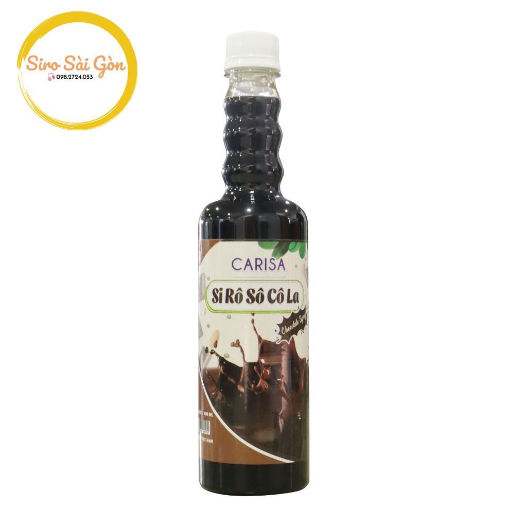 Siro carisa sô cô la 500ml - trà sữa sô cô la siêu ngon