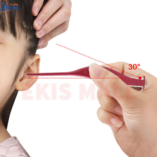 Nhíp gắp ráy tai có đèn soi cho bé Bộ dụng cụ lấy ráy tai có đèn Led cho trẻ em Phụ kiện vệ sinh tai an toàn cho trẻ nhỏ bằng thép chuyên nghiệp cao cấp (Tặng kèm pin)